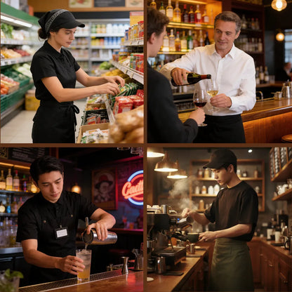 Delantal de Cintura Estilo Wrap