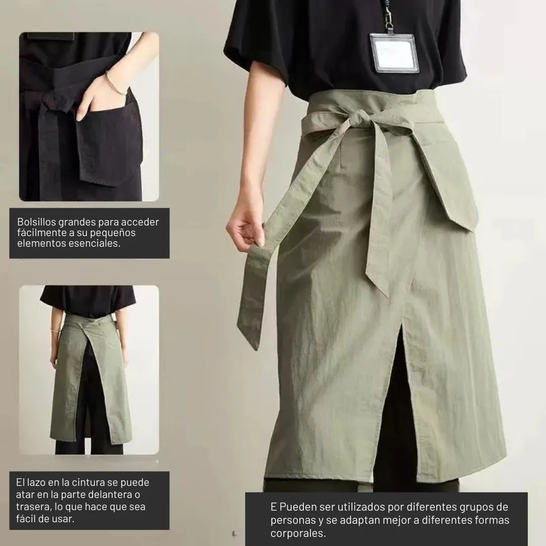 Delantal de Cintura Estilo Wrap