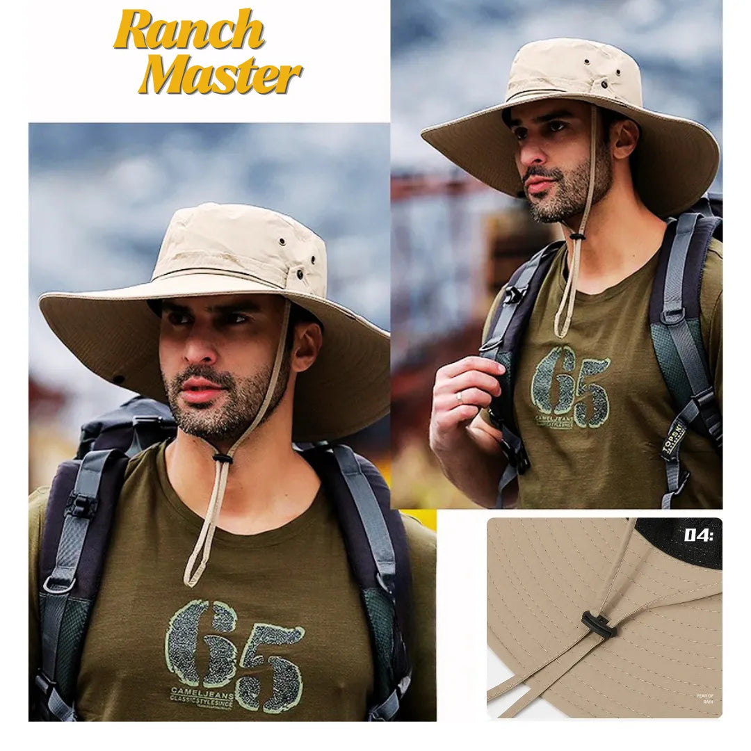 WORK UP® RanchMaster™ | Sombrero Bucket Profesional Estilo Cowboy