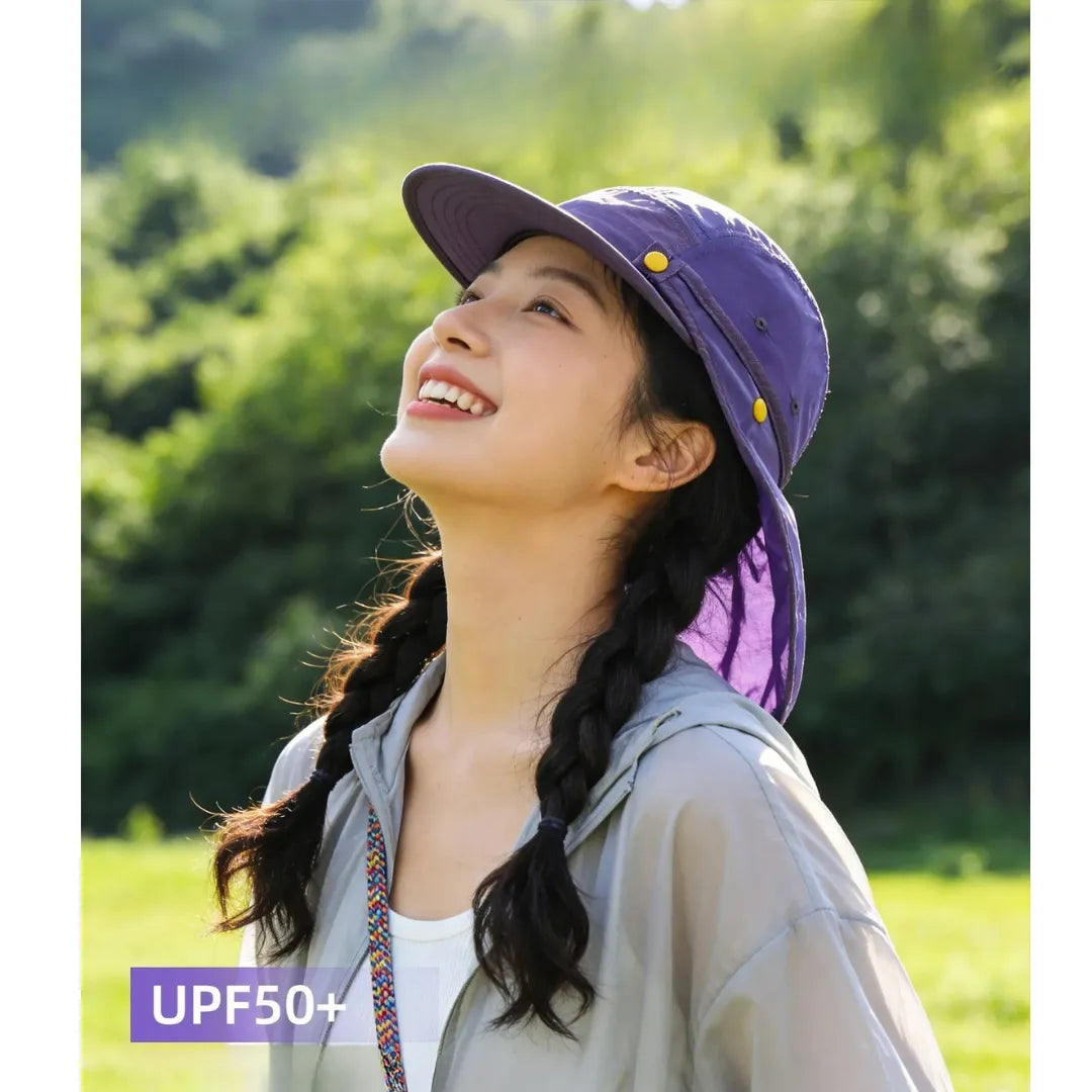 WORK UP® DesertGuard Pro™ | Sombrero  UPF50+ con Protector de Cuello