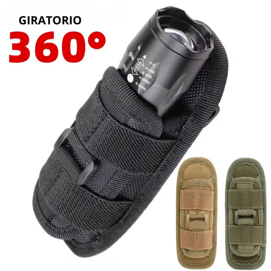TactiLock™ Porta Linterna Rotatoria - Ajuste Preciso y Control Total