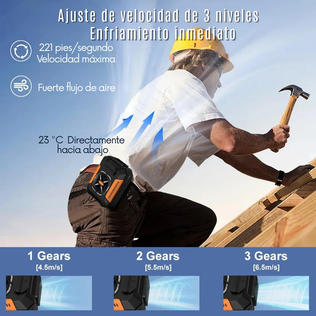 HeatShield Max® Waist Fan [Rendimiento Fresco por Horas]