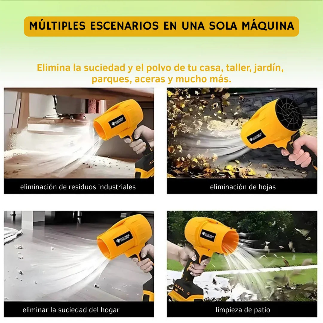 TurboJet X™ - Soplador Inalámbrico Profesional (Compatible con DeWalt 20V)