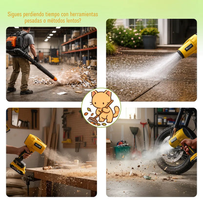TurboJet X™ - Soplador Inalámbrico Profesional (Compatible con DeWalt 20V)