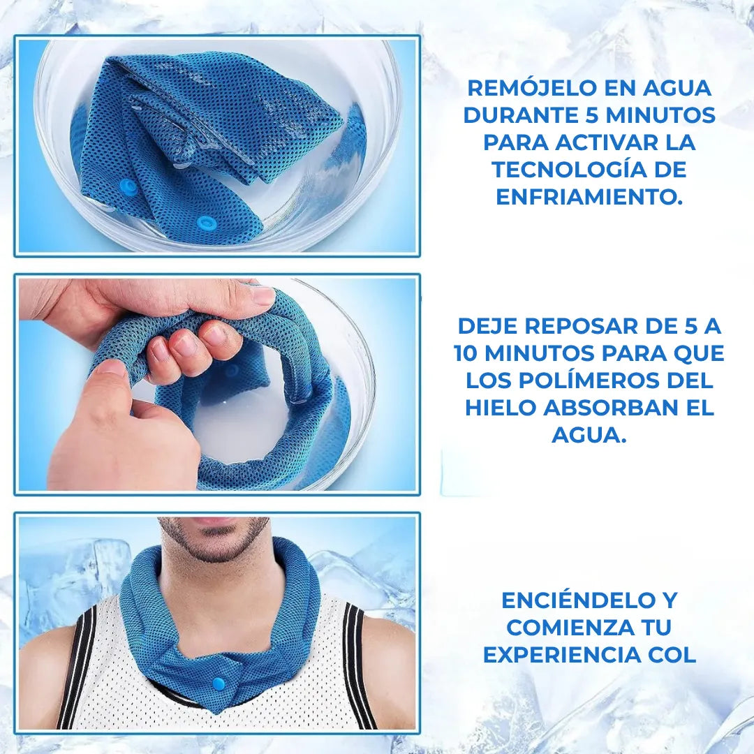 FrostFlex® Cooling Neck Wrap  [Frescura Prolongada Bajo el Sol]