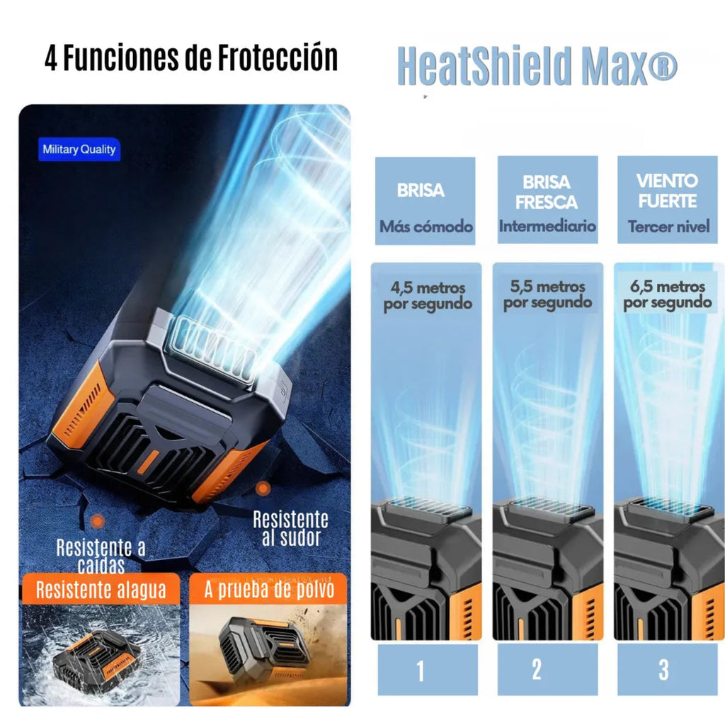 HeatShield Max® Waist Fan [Rendimiento Fresco por Horas]
