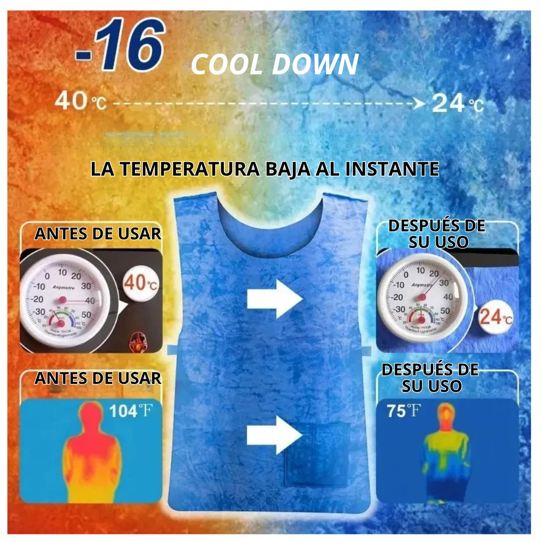 HeatShield® Cooling Vest [Alivio Corporal para Calor Extremo]