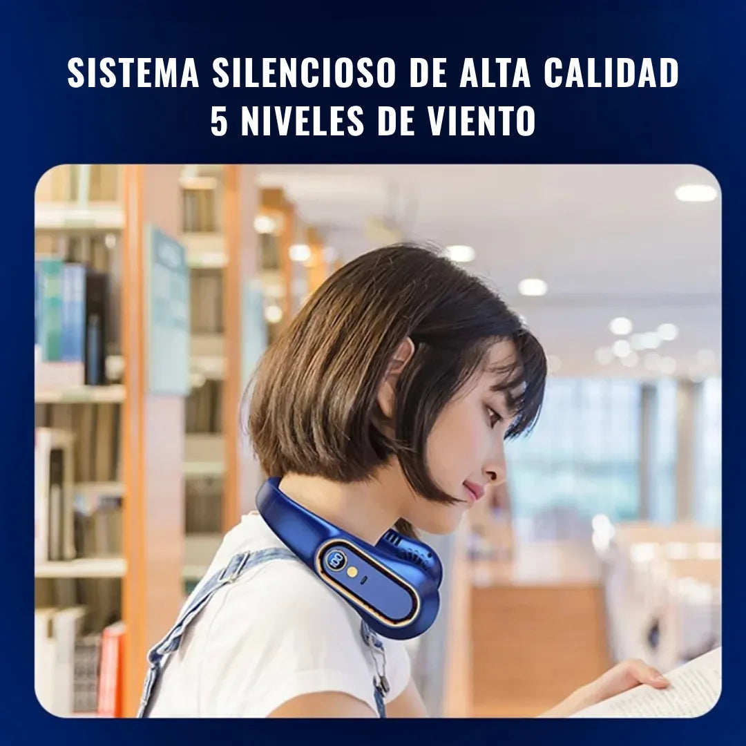 AeroZen® Neck Fan [Frescura sin Manos Todo el Día]