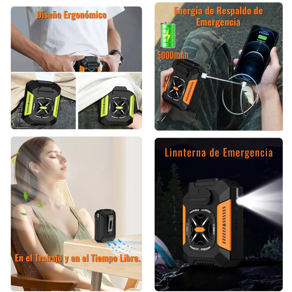 HeatShield Max® Waist Fan [Rendimiento Fresco por Horas]