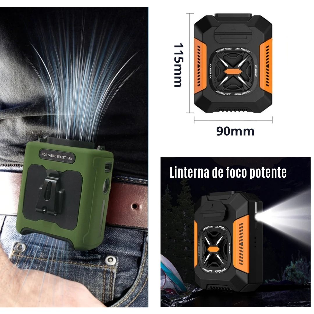HeatShield Ultra® Waist Fan 20.000 mAh [Máxima Refrigeración para Trabajo Pesado]
