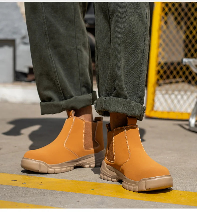 WorkUp® SafeClick Pro™ Botas de Seguridad [Blindaje Anti-Perforación y Punta de Acero]