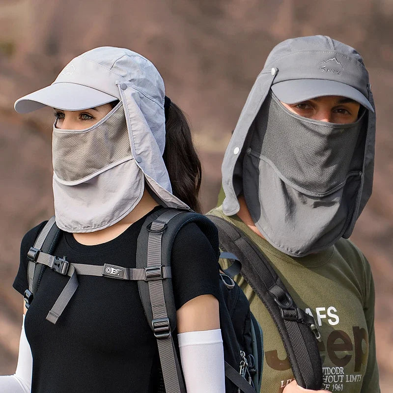 WORK UP® SunShield Pro™ |  Gorra de Protección Solar Integral UPF50+
