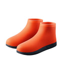 1 Pair Latex Waterproof Shoe Covers Anti-Slip Reusable for Outdoor Travel Rainy Day Unisex Overshoes Foot Protectors