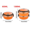 Hot Food Flask Stainless Steel Lunch Box Thermos Vacuum Insulated Trave Lunch Box