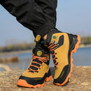 Steel Toe Safety Shoes Work Boots For Men Shoes Work Sneakers Anti-Smash Puncture-Proof Indestructible Construction Shoes