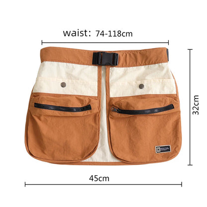 Delantal de Cintura Impermeable Multi-Bolsillos