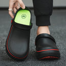 Men Sandals Garden Clogs Waterproof Anti-Slip Oil-Resistant Chef Shoes Comfortable  Slippers Women Workers Outdoor Fishing Shoes