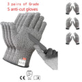 Guantes con Protección HPPE de Nivel 5 Contra Cortes.