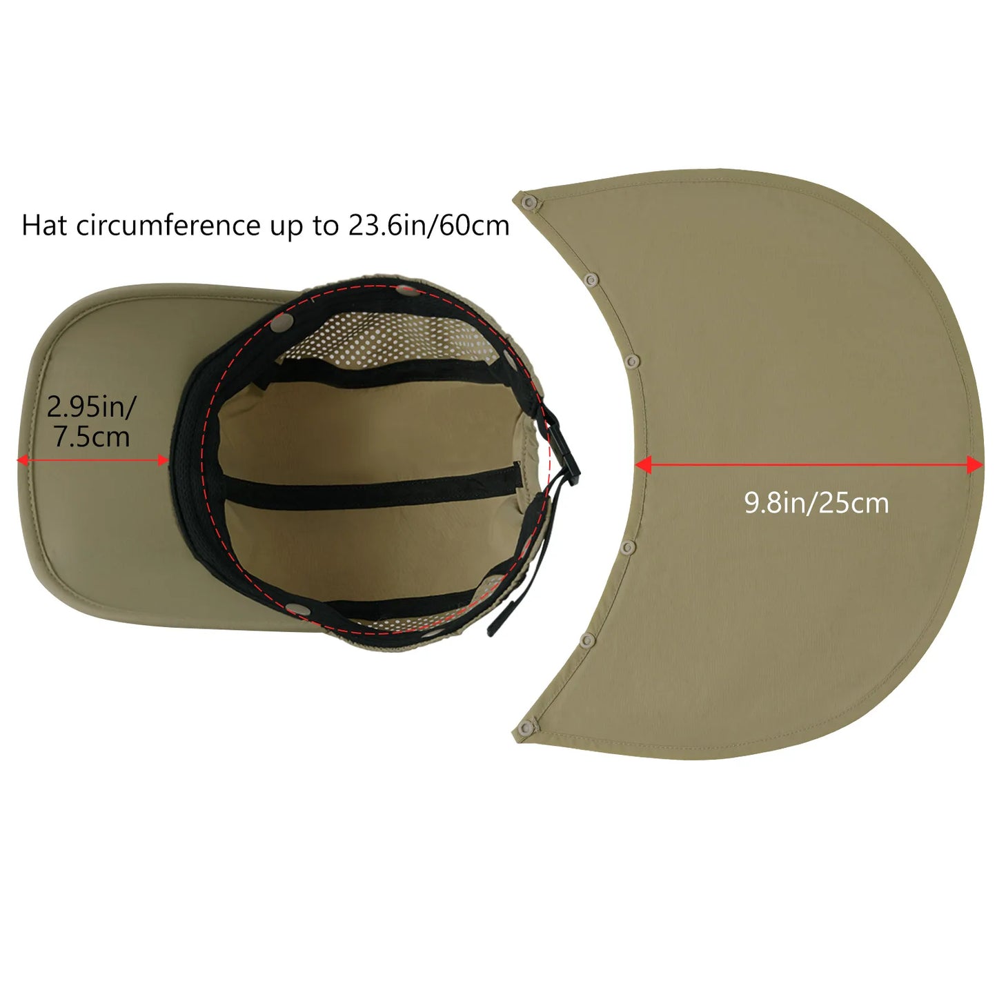 WORK UP® TrailGuard Elite™ | Sombrero Outdoor Plegable UPF50+