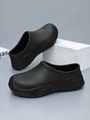 Chef's Shoes for Men and Women, Autumn Kitchen-Specific Waterproof, Non-Slip, Oil-Resistant, Wear-Resistant Slip-On Work Safety Shoes