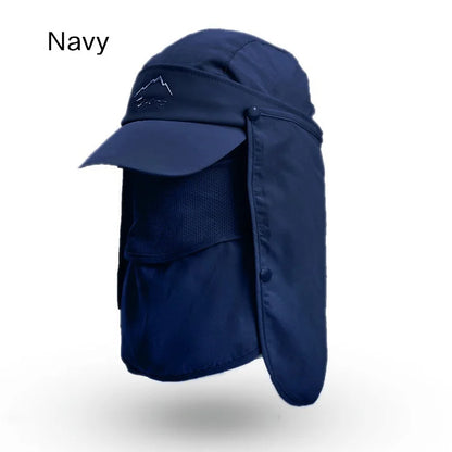 WORK UP® SunShield Pro™ |  Gorra de Protección Solar Integral UPF50+