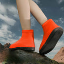 1 Pair Latex Waterproof Shoe Covers Anti-Slip Reusable for Outdoor Travel Rainy Day Unisex Overshoes Foot Protectors