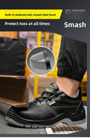 Labor Protection Shoes for Men Anti Smashing Anti Piercing Anti Odor Thick Wear-resistant ConstructionSiteSafetyShoes Work Shoes