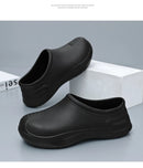 Chef's Shoes for Men and Women, Autumn Kitchen-Specific Waterproof, Non-Slip, Oil-Resistant, Wear-Resistant Slip-On Work Safety Shoes