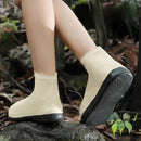 1 Pair Latex Waterproof Shoe Covers Anti-Slip Reusable for Outdoor Travel Rainy Day Unisex Overshoes Foot Protectors