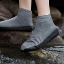 1 Pair Latex Waterproof Shoe Covers Anti-Slip Reusable for Outdoor Travel Rainy Day Unisex Overshoes Foot Protectors