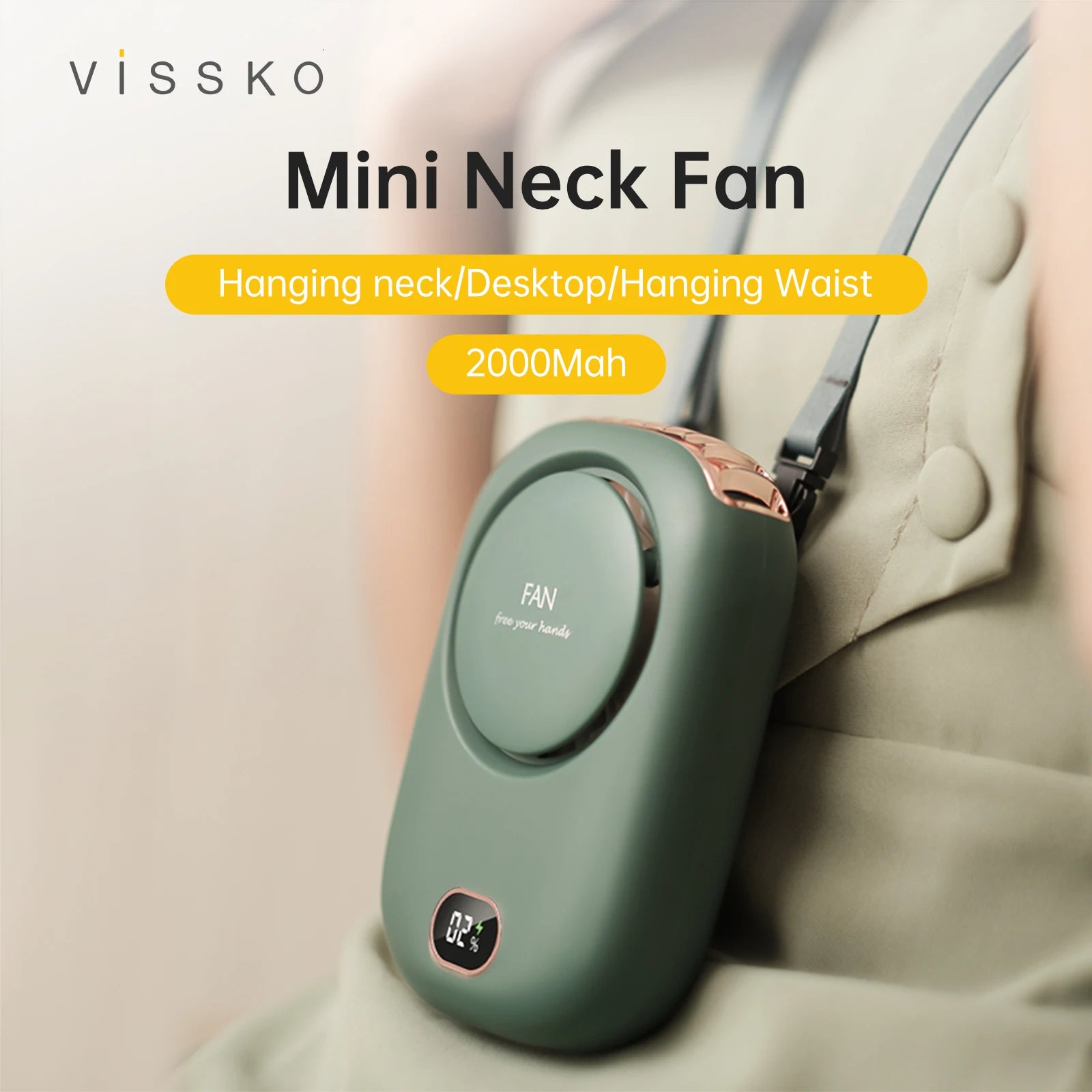 AirLite® Neck Fan [Frescura Ligera Todo el Día]