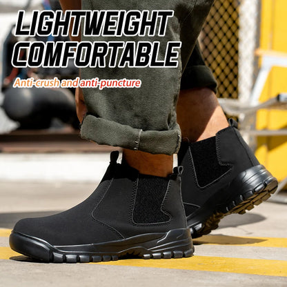 WorkUp® SafeClick Pro™ Botas de Seguridad [Blindaje Anti-Perforación y Punta de Acero]