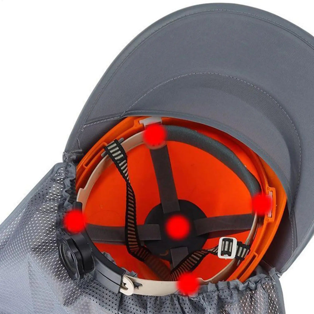 NeckGuard™ Helmet Shade [Protección Ligera para Largas Jornadas]