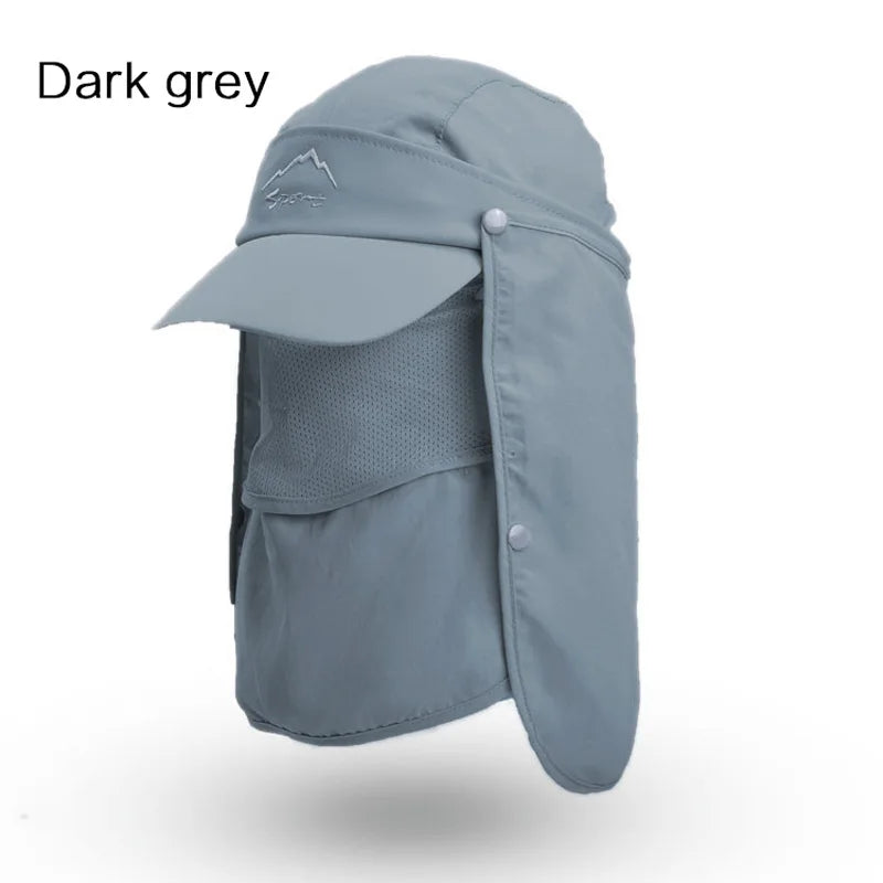 WORK UP® SunShield Pro™ |  Gorra de Protección Solar Integral UPF50+