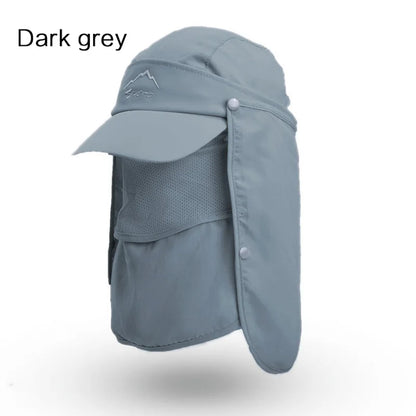 WORK UP® SunShield Pro™ |  Gorra de Protección Solar Integral UPF50+