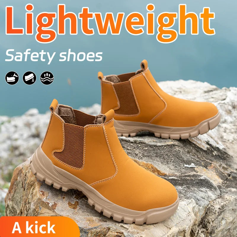 WorkUp® SafeClick Pro™ Botas de Seguridad [Blindaje Anti-Perforación y Punta de Acero]