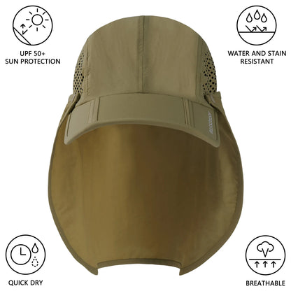 WORK UP® TrailGuard Elite™ | Sombrero Outdoor Plegable UPF50+