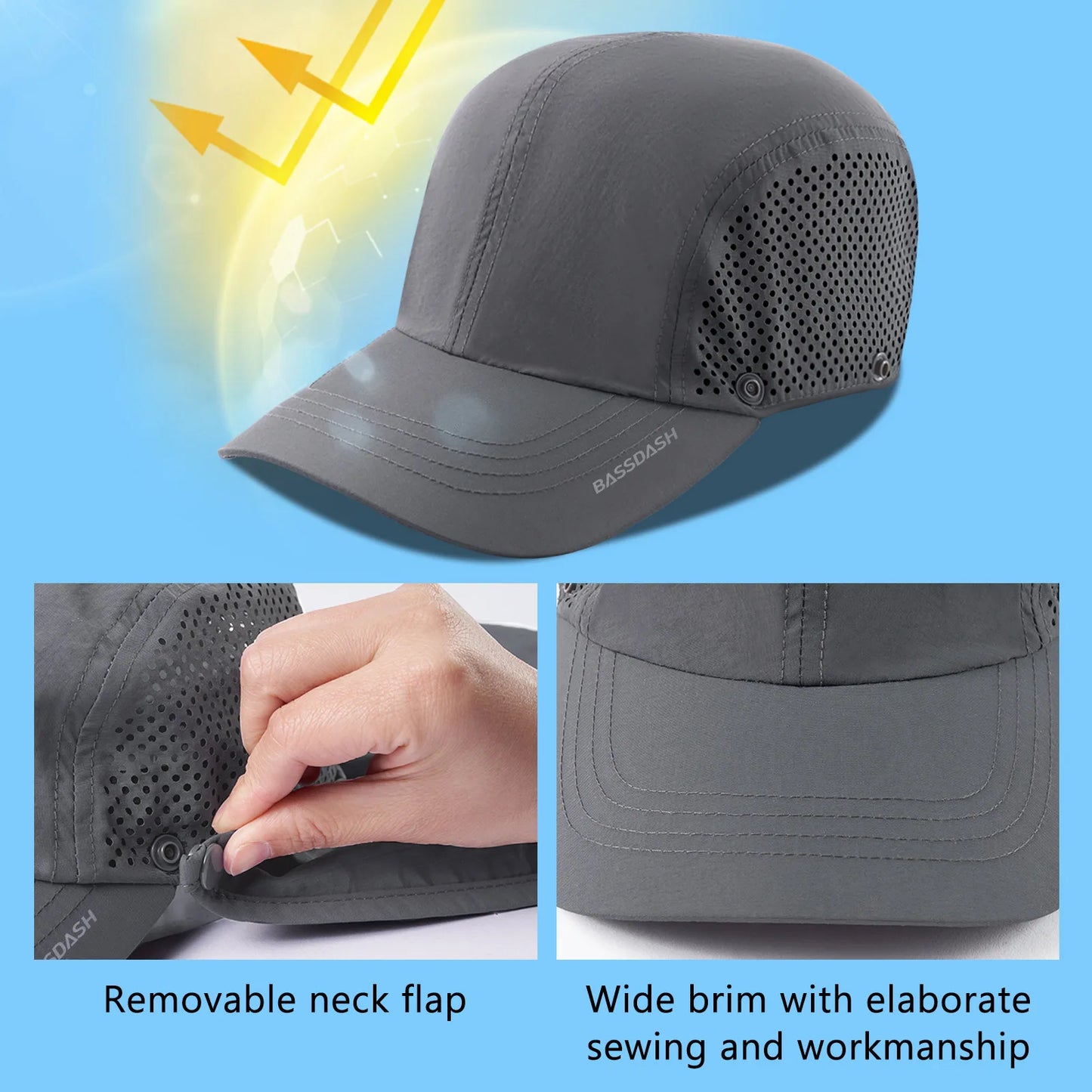 WORK UP® TrailGuard Elite™ | Sombrero Outdoor Plegable UPF50+