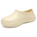 Chef's Shoes for Men and Women, Autumn Kitchen-Specific Waterproof, Non-Slip, Oil-Resistant, Wear-Resistant Slip-On Work Safety Shoes