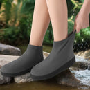 1 Pair Latex Waterproof Shoe Covers Anti-Slip Reusable for Outdoor Travel Rainy Day Unisex Overshoes Foot Protectors
