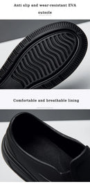 Men's Chef Shoes Anti Slip Oil Resistant Dirt Resistant Kitchen Shoes Work Shoes Quick Drying Rain Shoes Large Size Breath Clogs
