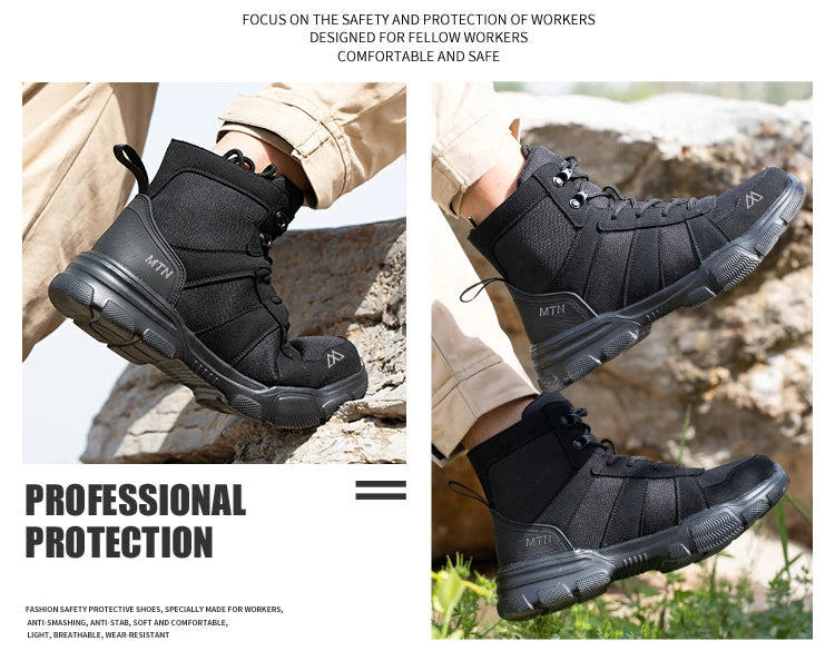 WorkUp® Titan Pro™ Calzado de Seguridad [Protección de Kevlar y Punta de Acero].