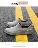 2026Simple Style Outdoor Work Commute Fishing Kitchen Non-Slip Waterproof Men's Flat-Soled High-Quality Rubber Boots Rain Boots