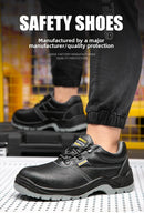 Labor Protection Shoes for Men Anti Smashing Anti Piercing Anti Odor Thick Wear-resistant ConstructionSiteSafetyShoes Work Shoes