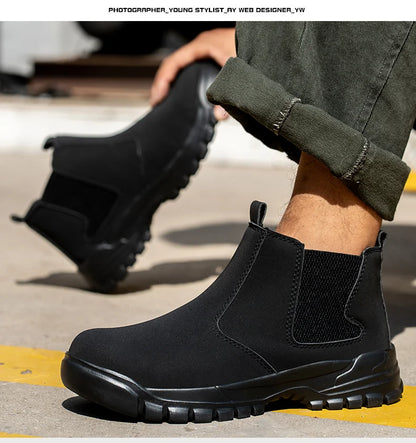 WorkUp® SafeClick Pro™ Botas de Seguridad [Blindaje Anti-Perforación y Punta de Acero]