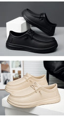 Men's Kitchen Working Shoes Non-slip Waterproof Chef Shoes  Fashion Men Casual Work Shoes Outdoor Water Shoes Plus Size 40-47