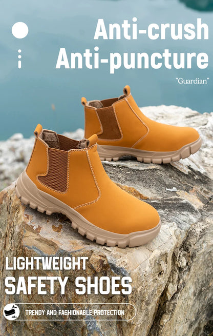 WorkUp® SafeClick Pro™ Botas de Seguridad [Blindaje Anti-Perforación y Punta de Acero]