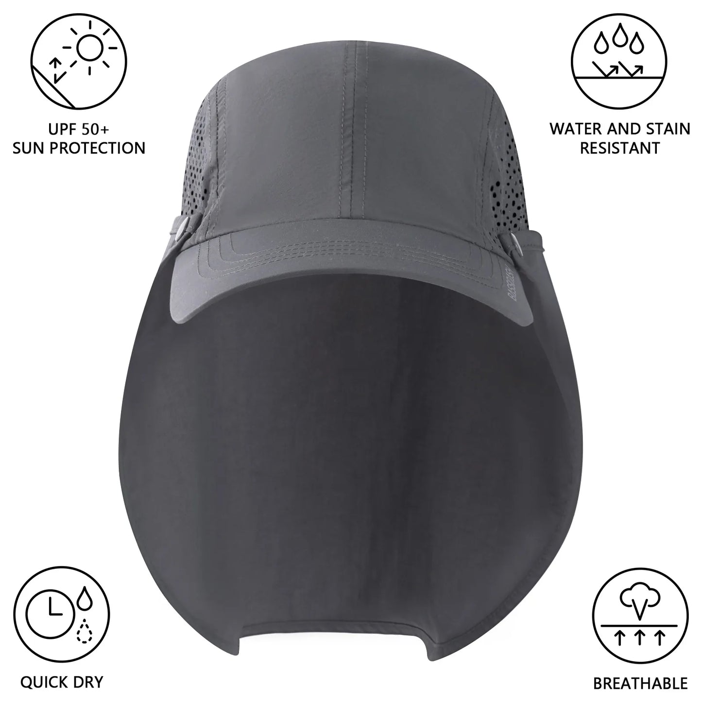 WORK UP® TrailGuard Elite™ | Sombrero Outdoor Plegable UPF50+