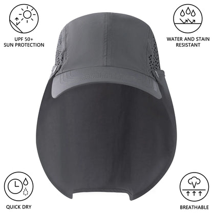 WORK UP® TrailGuard Elite™ | Sombrero Outdoor Plegable UPF50+