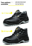 Labor Protection Shoes for Men Anti Smashing Anti Piercing Anti Odor Thick Wear-resistant ConstructionSiteSafetyShoes Work Shoes